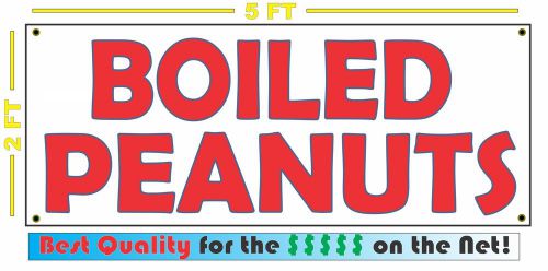 BOILED PEANUTS  Banner Sign NEW Larger Size for Stand Shop Trailer Kettle