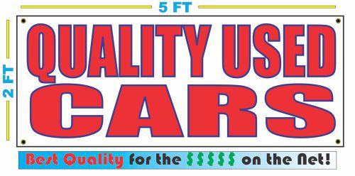 QUALITY USED CARS Full Color Banner Sign NEW XXL Size Best Quality for the $$$