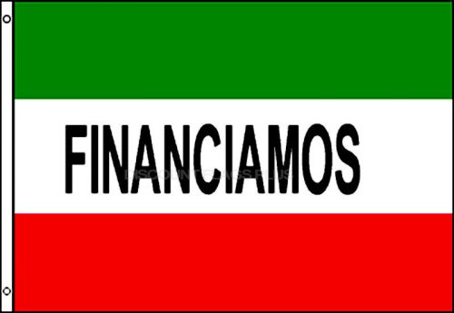 FINANCIAMOS (We Finance) Flag 3x5 Polyester