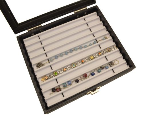 JEWELRY CASE BOX ORGANIZER dispaly Bracelets bands  organizer