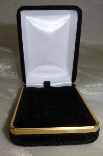 Jewelry Black Velvet Pendant Box