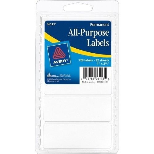 Avery Consumer Products All purpose Label (Pack of 128)