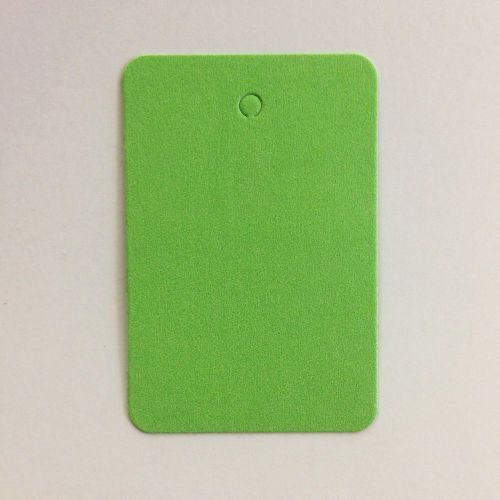 1000 Small 1 1/4 x 1 7/8 Green (Plain) Merchandise Coupon Tags
