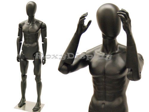 Fiberglass male mannequin with flexible head, arms and legs display #md-z-mfxbeg for sale