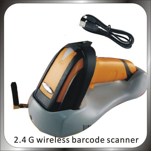 New 2.4g wireless laser barcode scanner /barcode reader/  4m with storage memory for sale