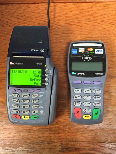 Used Verifone VX510LE Terminal + New Contactless PP1000SE