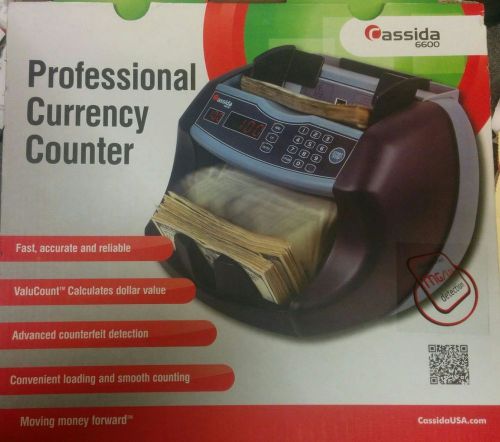 Cassida 6600 uv currency counter new for sale