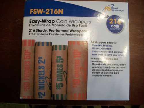 FSW-216N Easy-Wrap Coin Wrappers