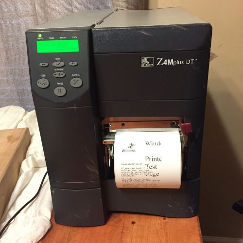 Zebra Z4M Plus Thermal Barcode Label Printer ~~~LOOK~~~