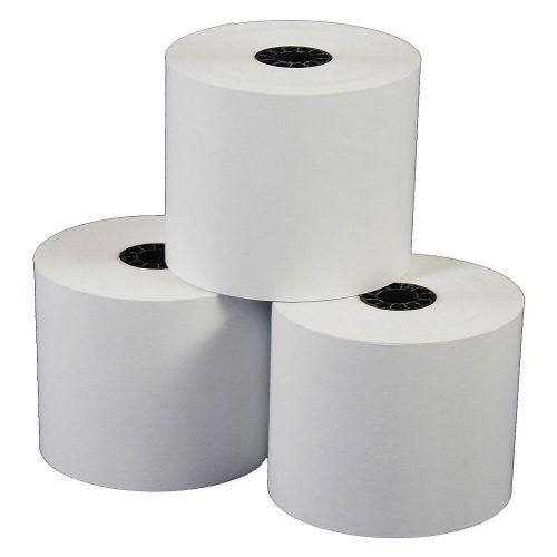 Office depot 3 1/8&#034; x 230&#039; pos register receipt printer thermal paper 9 rolls for sale