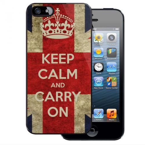 Case - Union Jack Flag Retro Keep Calm And Carry on - iPhone and Samsung