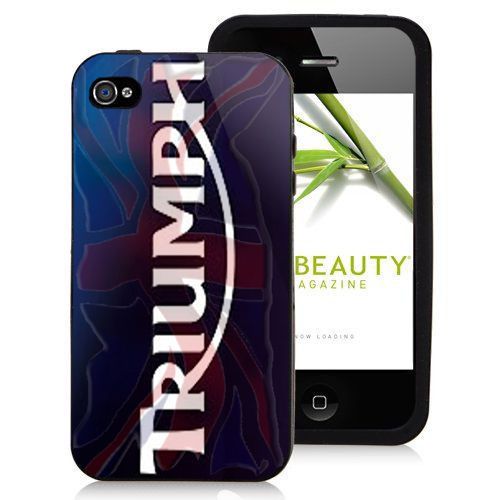 Triumph Flag Motorcycle Logo iPhone 4/4s/5/5s/6 /6plus Case