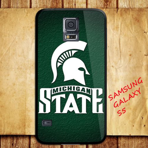 iPhone and Samsung Galaxy - Green Wall Michigan State Logo - Case