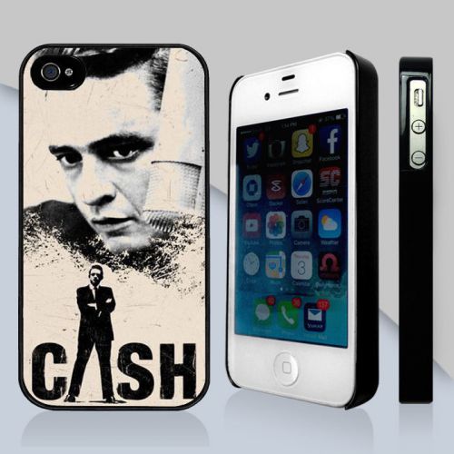 New hot Johnny Cash picture Case For iPhone and Samsung galaxy