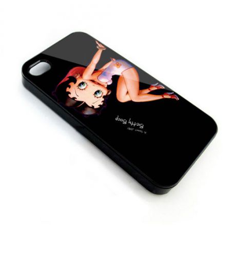 Betty Boop on iPhone 4/4s/5/5s/5C/6 Case Cover kk3