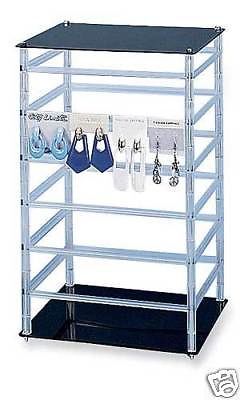 Jewelry rack display carded rotating 10x10x17 new! for sale