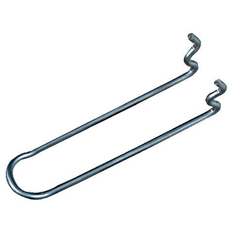 4&#034; galvanized loop peg hooks for 1/8&#034; &amp; 1/4&#034; peg board (pack of 2) for sale