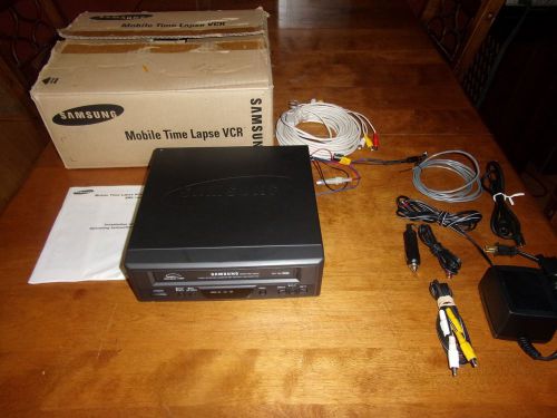 Samsung srv-18a 18 hour real time mobile time lapse vcr ***mobile*** in box for sale