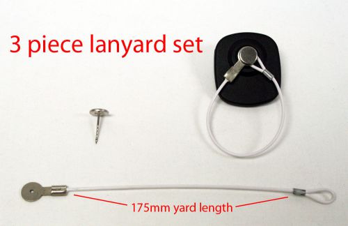 &#034;3-in-1&#034; lanyard bundle:  200 pcs rf 8.2mhz mini hard tags eas security for sale