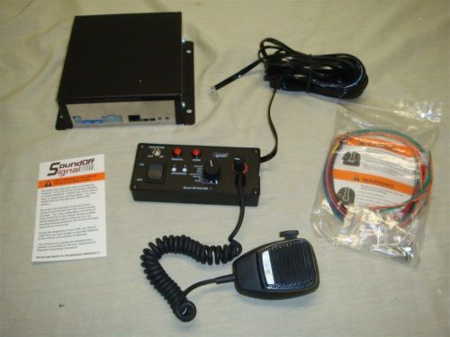 Soundoff signal etsa700r 700 series remote dual tone siren amplifier (no siren) for sale