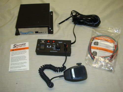 SOUNDOFF SIGNAL ETSA700R 700 SERIES REMOTE DUAL TONE SIREN AMPLIFIER (NO SIREN)