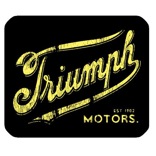 Triumph Motorcycles Ltd Company Logo Computer PC Office Mousepad Mouse Pad Mat