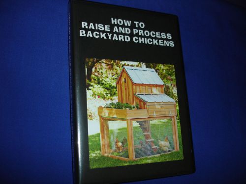 VV21 HOW TO RAISE AND PROCESS BACKYARD CHICKENS  DVD / VIDEO