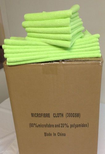 240 MaximMart Microfiber 12&#034;x12&#034; Green Dairy Towels Udder Cloths 240ct Box