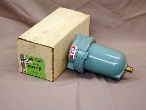 NOS NEW WILKERSON 1137-3 MF 3/8&#034; AIR FILTER PNEUMATIC COMPRESSED TOOLS AIRLINE