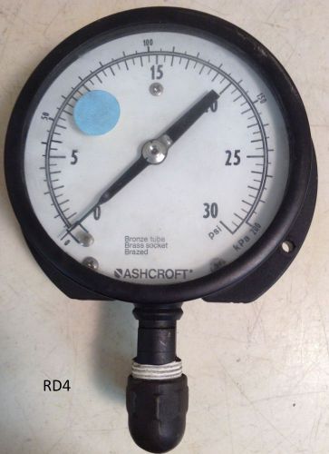 Ashcroft 30 Psi Gauge Q-586 Ashcroft Pressure Gauge