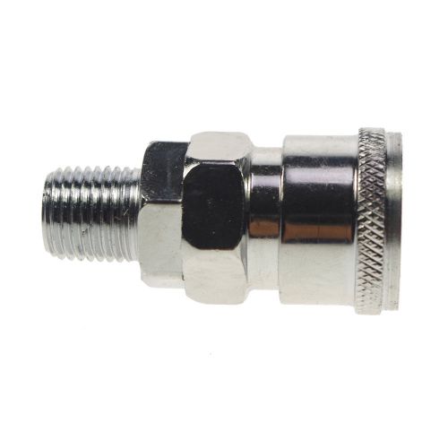 1/2&#034; male bspt air compressor hose quick coupler socket connector x 2 for sale