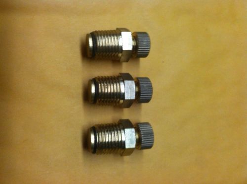 1/4&#034; male npt air compressor tank petcock water drain valve replacement part x3 for sale