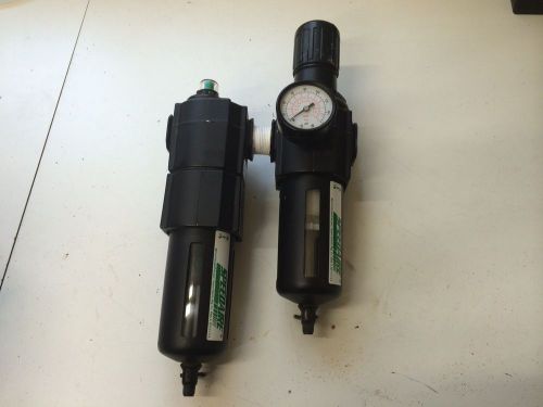 Speedaire 4ZL02 Filter Regulator and 4ZL55 Pneumatic Oil filter