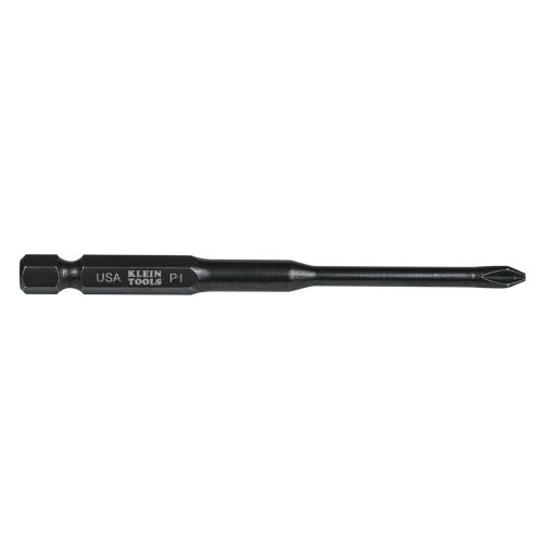 Klein tools ph1-35-5 ph1355 #1 phillips power drivers - 3-1/2&#034; bit - pack of 5 for sale