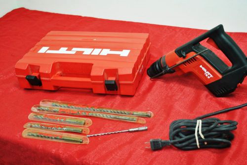 HILTI TE 5 HAMMER DRILL TE5 with 5 Bits in Case