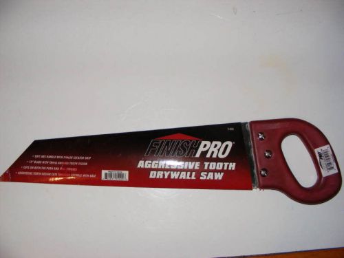 FINISH PRO   AGGRESSIVE DRYWALL SAW  PUSH AND PULL CUT