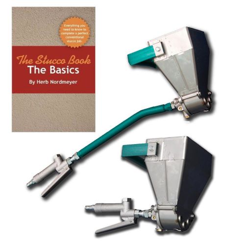 Mortar sprayer, stainless steel construction-includes stucco book &amp; fitting kit for sale