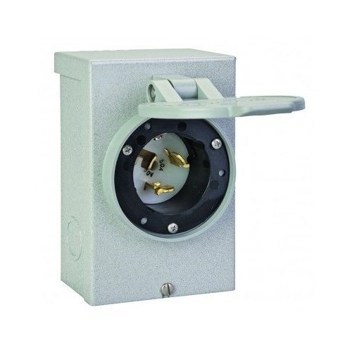 Power supply inlet box reliance electrical 50 amp cord 12,500 watt generators for sale