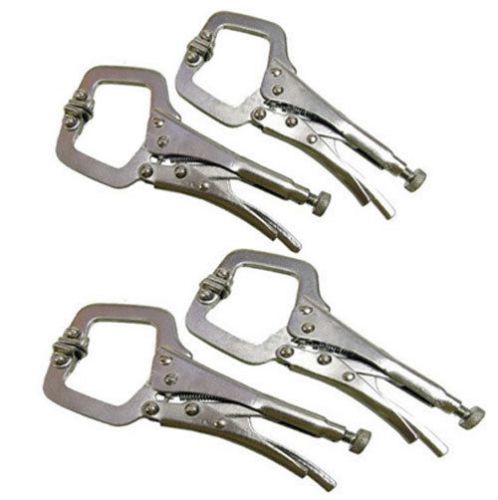 4pc mini welding c clamps mole vice grip locking pliers sheet metal pliers for sale