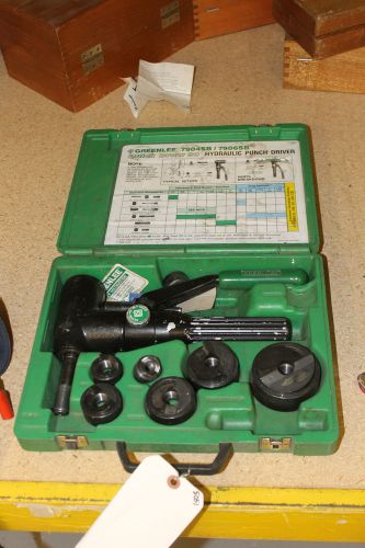 Greenlee 7906sb quick draw 90 hydraulic punch kit for sale