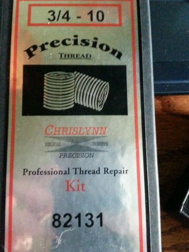 3/4 -10 PRECISION PROFESSIONAL THREAD REPAIR KIT CHRISLYNN #82131 (NN0079)