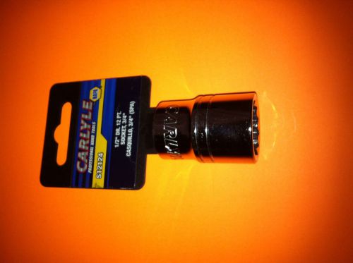 NAPA Carlyle S12124 1/2&#034; dr 12pt socket 3/4&#034; NEW