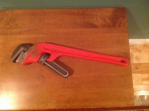 RIDGID HEAVY DUTY OFFSET 18&#034; PIPE WRENCH EXCELLENT