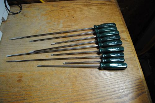 Sk tools screwdriver set 9 pc set for sale