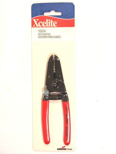 Nos xcelite  usa electricians 6&#034; 10-22 awg stipper/cutter plier #105scgv $25 for sale