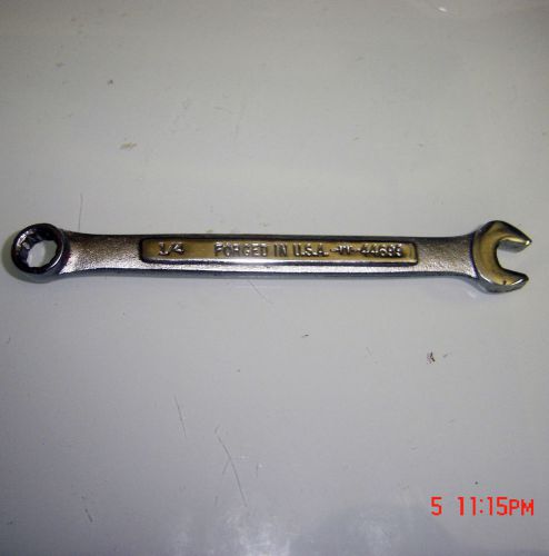 Vintage craftsman 1/4&#034; combination wrench 12pt vv-44699 for sale