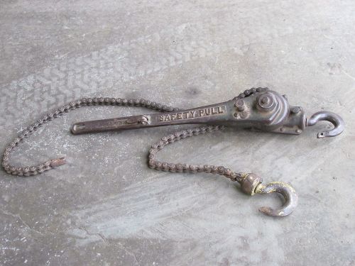 Coffing Lift Hoist 3/4 -1 1/2 ton  Vintage  &#034;Saftey Pull&#034;   Made in USA !!!