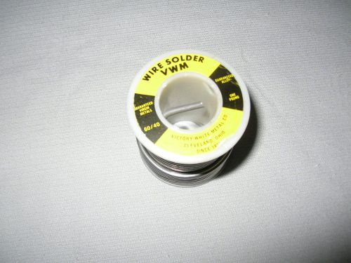 Wire Solder VWM 1/8 solder (*Lead)One pound. Recommended for Stained Glass Art