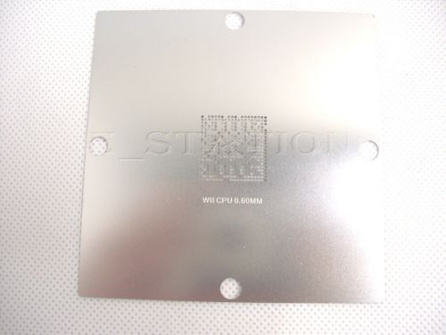 8X8 0.6mm BGA Stencil Template For Nintendo WII CPU