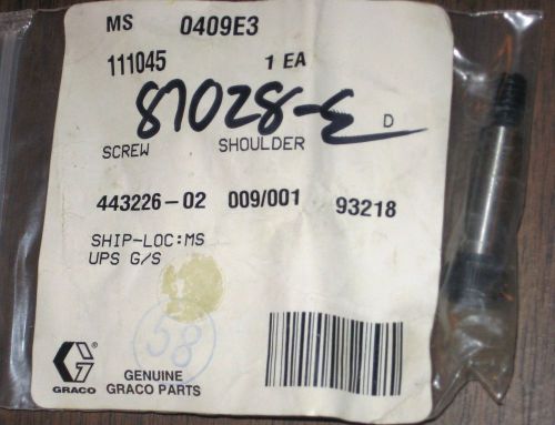 Graco shoulder screw 111045 111-045 for linelazer iii, thermolazer, promelt for sale
